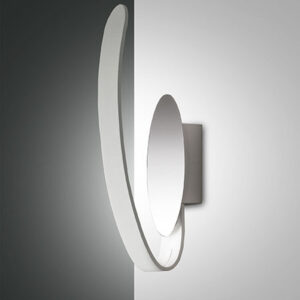 Φωτιστικό Τοίχου  Fabas Luce Levanto LED 7W  Λευκό  IP44 700lm Θερμό 3000K - 3435-21-102