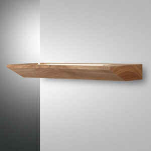 Φωτιστικό Τοίχου  Fabas Luce Linus LED 14W  Ξύλο Dimmable  1380lm Θερμό 3000K - 3663-21-215