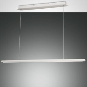 Κρεμαστό Φωτιστικό   Fabas Luce Mason LED 42W  Λευκό Με Dimmer  4320lm Θερμό 3000K - 3696-45-102