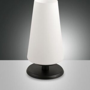 Επιτραπέζιο Φωτιστικό   Fabas Luce Milady G9 Μαύρο Με Dimmer Αφής    - 3576-30-101