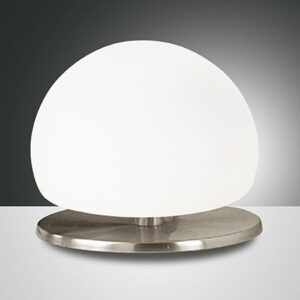 Επιτραπέζιο Φωτιστικό   Fabas Luce Morgana G9   Νίκελ Σατινέ Με Dimmer Αφής    - 3570-30-178