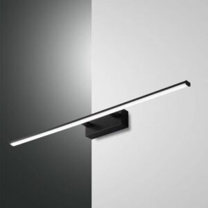 Φωτιστικό Τοίχου  Fabas Luce Nala LED 15W  Μαύρο  IP44 1850lm Θερμό 3000K - 3361-28-101