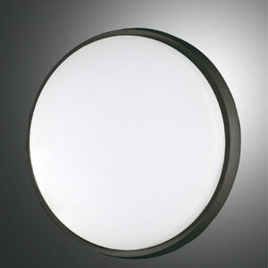 Φωτιστικό Οροφής  Fabas Luce Olly LED 30W  Μαύρο  IP54 3210lm Θερμό 3000K - 3315-65-101
