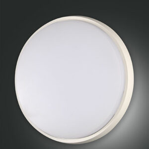 Φωτιστικό Οροφής  Fabas Luce Olly LED 30W  Λευκό  IP54 3210lm Θερμό 3000K - 3315-65-102