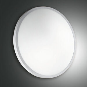 Φωτιστικό Οροφής  Fabas Luce Plaza LED  12W  Λευκό  IP41 1100lm Θερμό 3000K - 3566-61-102