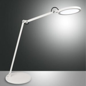Επιτραπέζιο Φωτιστικό   Fabas Luce Regina LED 9W  Λευκό Με Dimmer Αφής  1135lm Θερμό - Ψυχρό - 3551-30-102