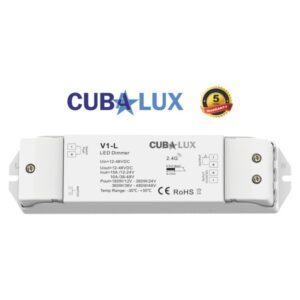 LED Controller Dimmer simplicity RF‐ push button 15A 12‐48Vdc  CUBALUX CL13-0930