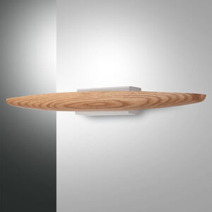 Φωτιστικό Τοίχου  Fabas Luce Ribot LED 17W  Ξύλο Dimmable  1400lm Θερμό 3000K - 3676-21-215