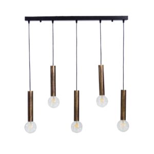 Φωτιστικό S-42Ράγα 5/L Μπρονζέ  Heronia - 34-0205