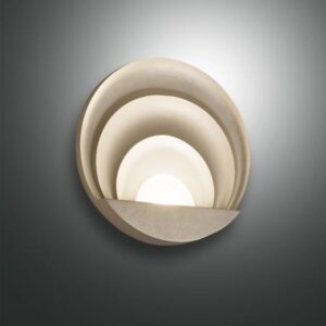 Φωτιστικό Τοίχου  Fabas Luce Sunrise LED 29W  Χρυσό Ματ Dimmable  3240lm Θερμό 3000K - 3523-21-225