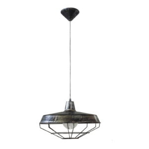 Κρεμαστό  φωτιστικό US FACTORY 1/L  Κρεμαστό  Ασημί Heronia - 31-0424