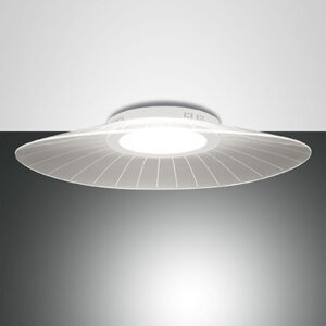 Φωτιστικό Οροφής  Fabas Luce Vela LED 40W  Λευκό Dimmable  5400lm Θερμό 3000K - 3625-65-102
