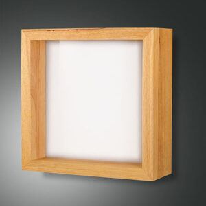 Φωτιστικό Τοίχου  Fabas Luce Window LED 29W  Ξύλο   2880lm Θερμό 3000K - 3471-22-215