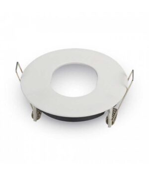 Βάση Σποτ GU10 - MR16 V-TAC Χωνευτή Στρογγυλή Λευκό Ματ - 3612