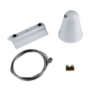 Ντίζα 1m και Ροζέτα Για Κρέμαση Φωτιστικών Ράγας Λευκό V-TAC - 3566