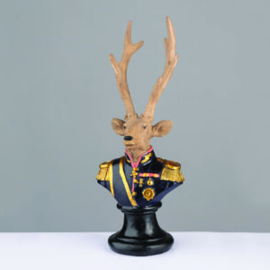 ΔΙΑΚΟΣΜΗΤΙΚΟ ΕΛΑΦΙ RESIN ΣΤΡΑΤΙΩΤΗΣ ΚΑΦΕ 24cm ACA - X1524511