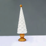 ΔΙΑΚΟΣΜΗΤΙΚΟ ΧΡΙΣΤΟΥΓΕΝΝΙΑΤΙΚΟ ΔΕΝΤΡΟ  RESIN XMAS TREE  ΛΕΥΚΟ 56cm ACA - X1556210