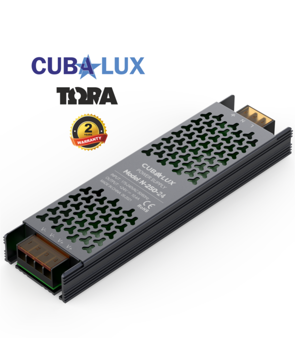 Τροφοδοτικό για LED 250W 24V Μεταλλικό CUBALUX - CL50-0057