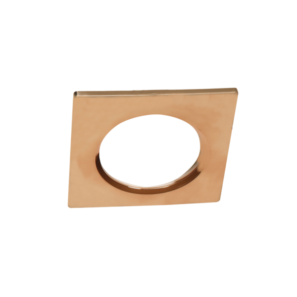 SQUARE POLISHED BRASS PLASTIC RING FOR FALKO7S ACA - FALKOSBR