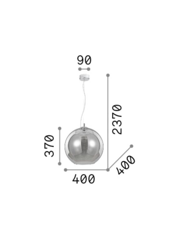 ATW Pendant Top Cover Brushed Steel - 1-UM4229