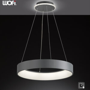 Κρεμαστό led "Shay" 39w 3650lm Ø60cm Ανθρακί - 11500