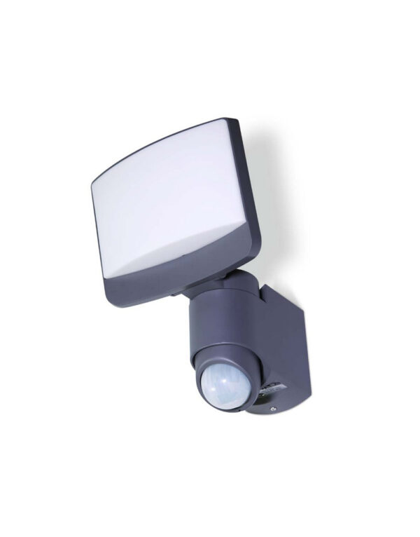 SUNSHINE Wall PIR Dark Grey 5000K (Daylight) Security Lights LUTEC sensor 1 head - 1-T7625601345