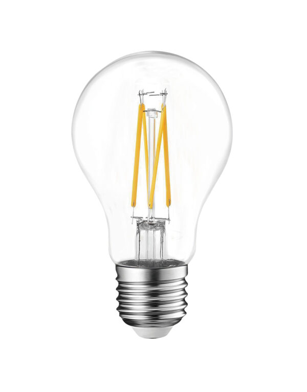 ΛΑΜΠΑ LED CROSS FILAMENT ΔΙΑΦΑΝΗ Α60 7W E27 2700K 220-240V 806lm 360° DIMMABLE UNIVERSE - 1-U007139