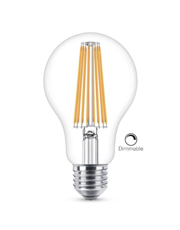 ΛΑΜΠΑ LED CROSS FILAMENT ΔΙΑΦΑΝΗ Α67 14W Ε27 2700K 220-240V 1540lm  360° DIMMABLE UNIVERSE - 1-U008341