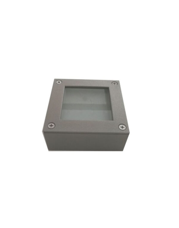ΑΠΛΙΚΑ ΑΛΟΥΜΙΝΙΟΥ ΜΕ ΠΛΑΙΣΙΟ 105Χ105 16LED 3000K ΓΚΡΙ IP54 - 1-U010573