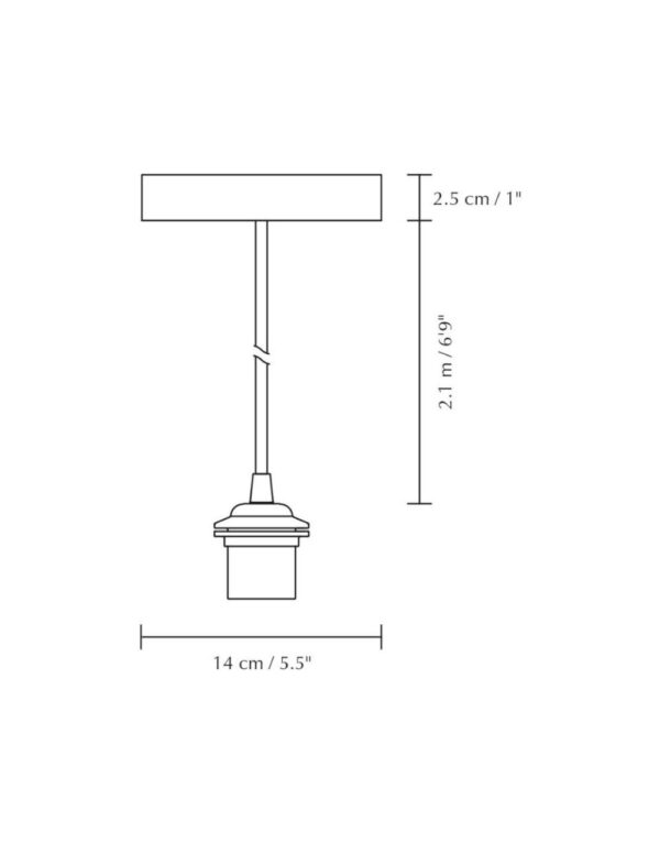 Rosette mini G4 cordset with canopy, cluster 3 - 1-UM4003