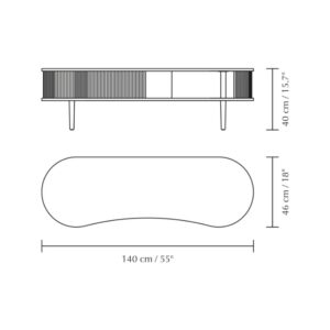 Audacious TV - Hazelnut - 1-UM5601C5601-6