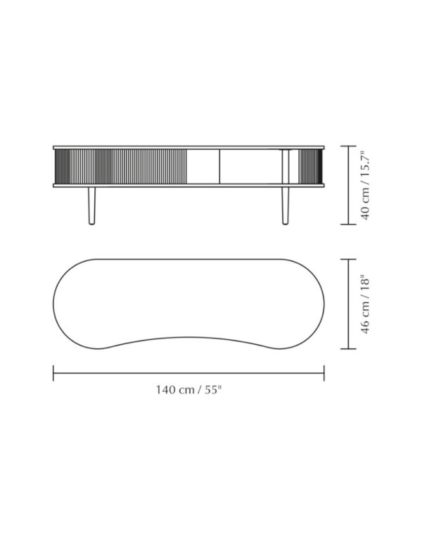 Audacious TV Oak  Shadow - 1-UM5601C707-04
