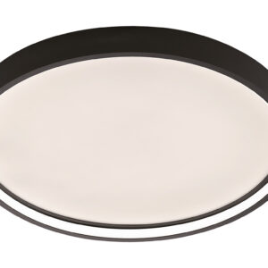 Πλαφονιέρα led "Dubai" Ø45 27,5w 2400lm Μαύρη - 11534