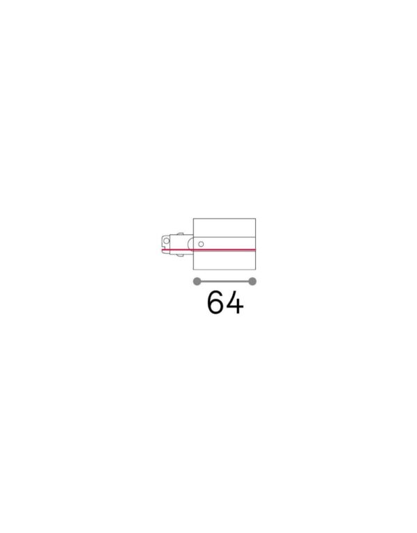 LINK 3-PHASE TRIM MAIN CONN END RIGHT ON-OFF WH - 1-ID188058