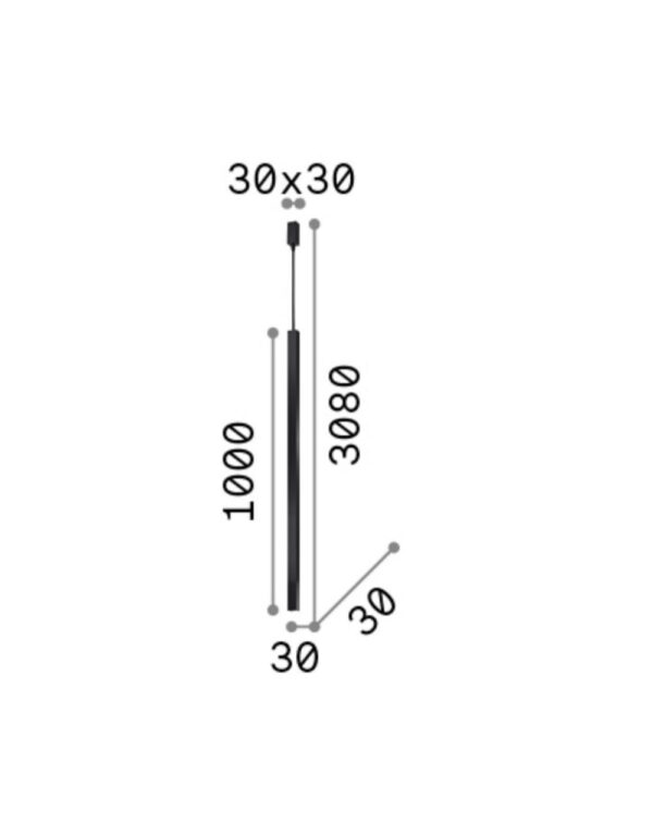 ULTRATHIN SP D100 SQUARE ON-OFF BIANCO - 1-ID194172