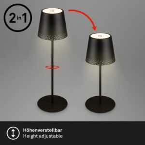 Επαναφορτιζόμενο πορτατίφ IP44 "KIKI" 2,6w 3000k - 7438-015