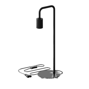 ΕΠΙΤΡΑΠΕΖΙΟ ΦΩΤΙΣΤΙΚΟ ΜΑΥΡΟ ΜΑΤ U-Line H53cm Ε27 MAX 60W ΜΕ ΚΑΛΩΔΙΟ KAI ΔΙΑΚΟΠΤΗ CALEX - 2-CX941100