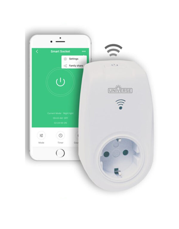 SMART WI-FI ΕΞΥΠΝΗ ΑΣΥΡΜΑΤΗ ΠΡΙΖΑ 230V - 2-U004848