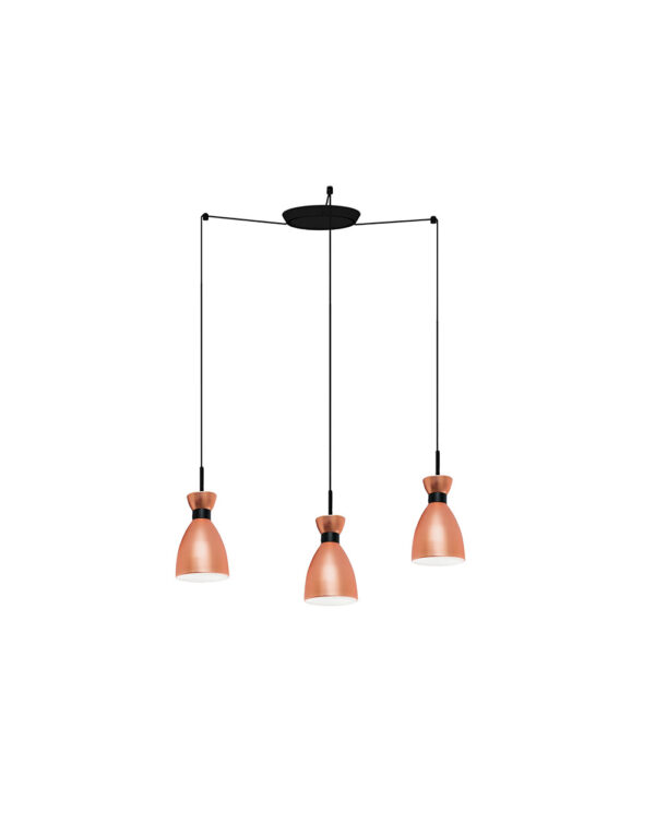 RETRO COPPER PENDANT LAMP 1xE14 20W 3L - 1-FR20046-3L