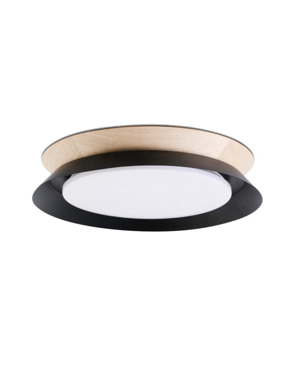 TENDER CEILING LAMP BLACK/WOOD LED 24W 3000K - 1-FR20094