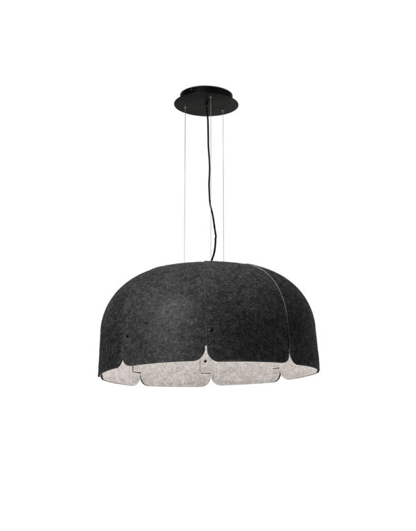 MUTE DARK GREY/L.GREY LED 24W 3000K DIM - 1-FR20101DA