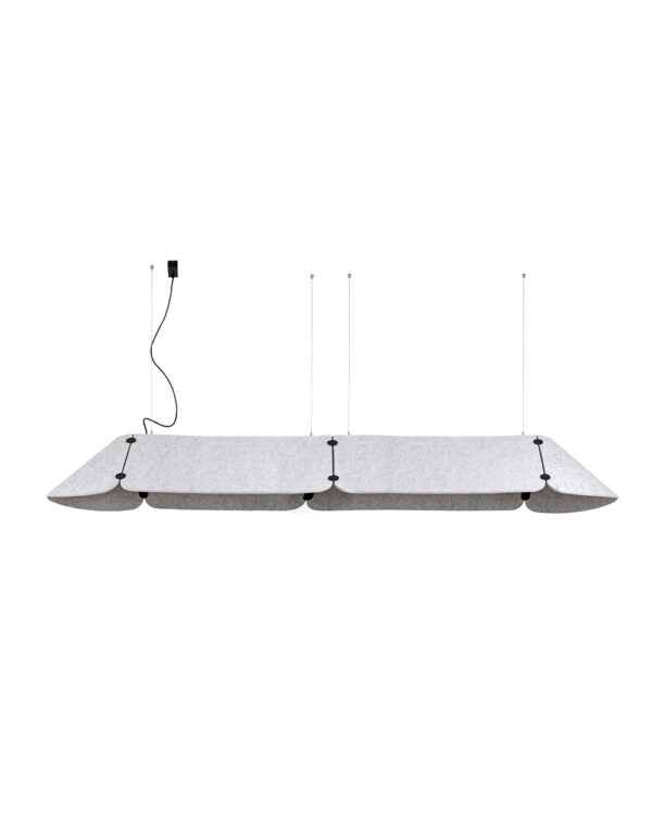 FONOVIA GREY PENDANT 2400MM 50W 3000K - 1-FR20107