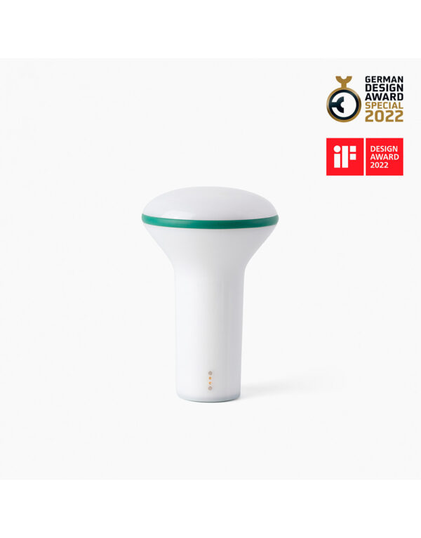 BUDDY PORTABLE LAMP WHITE Y DARK GREEN 3W - 1-FR20210