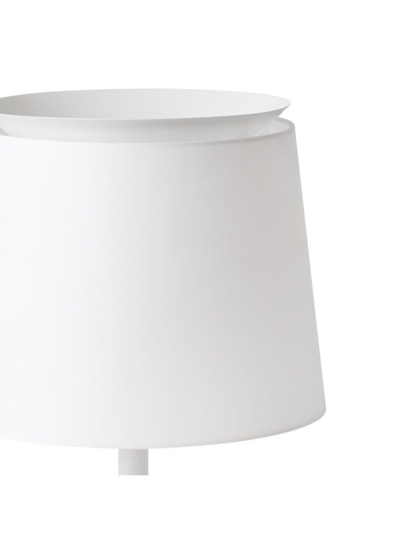 SAVOY WHITE WALL LAMP W/WHITE SHADE - 1-FR20300-92