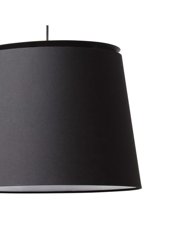 SAVOY BLACK PENDANT LAMP W/BLACK SHADE - 1-FR20309-90