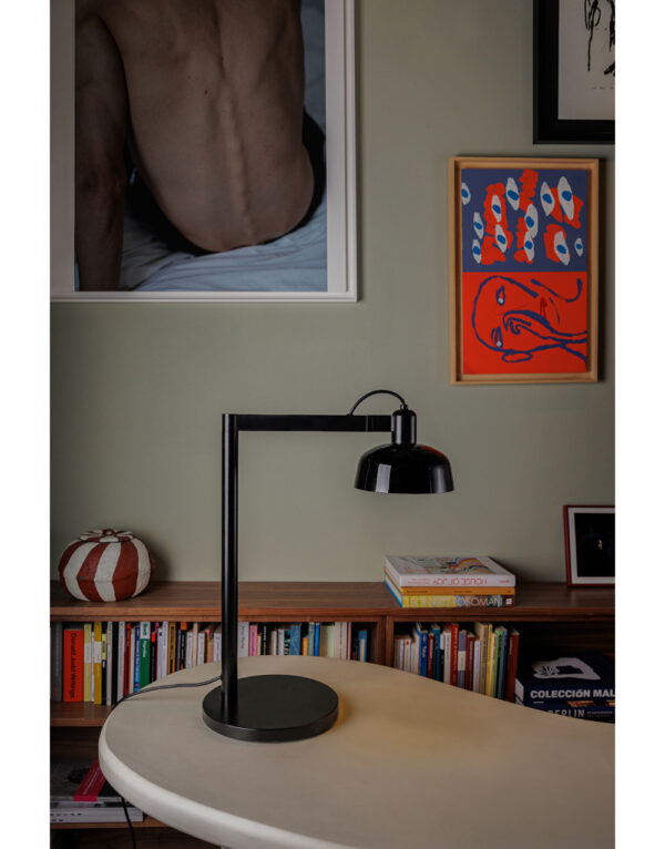 TATAWIN TABLE LAMP W/BLACK SHADE 1xE27 - 1-FR20337-117