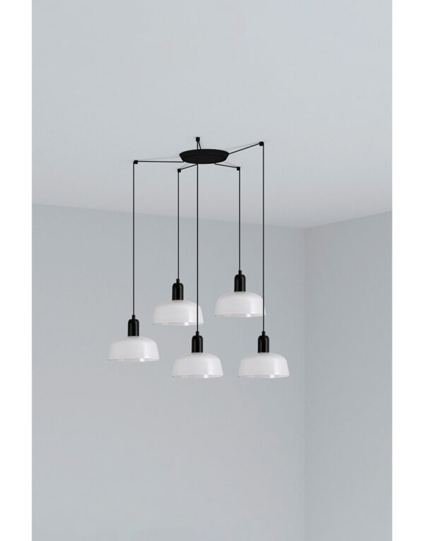 TATAWIN PENDANT SHADE S WHITE 1xE27 5L - 1-FR20340-116-5L