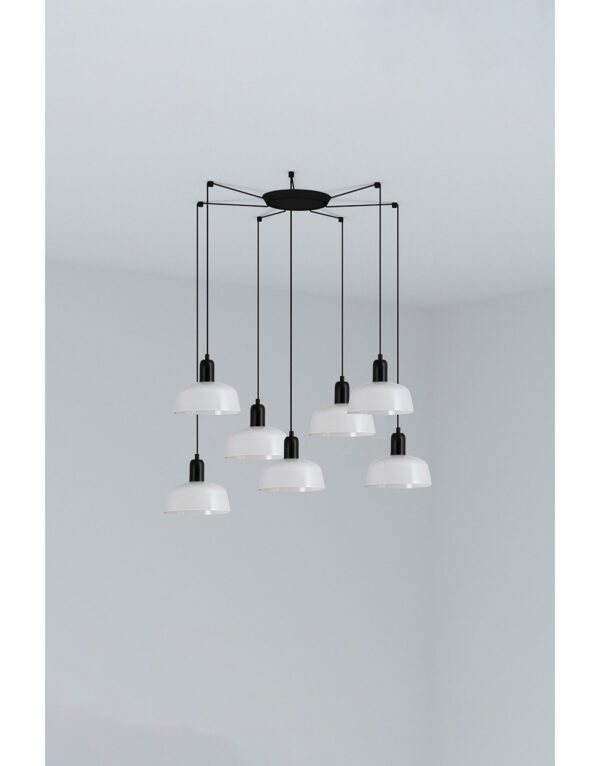 TATAWIN PENDANT SHADE S WHITE 1xE27 7L - 1-FR20340-116-7L