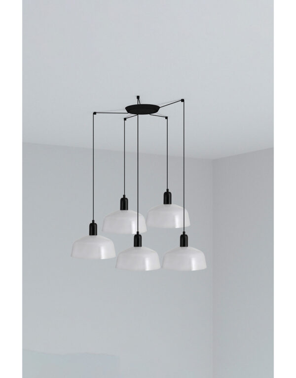 TATAWIN PENDANT SHADE M WHITE 1xE27 5L - 1-FR20340-119-5L