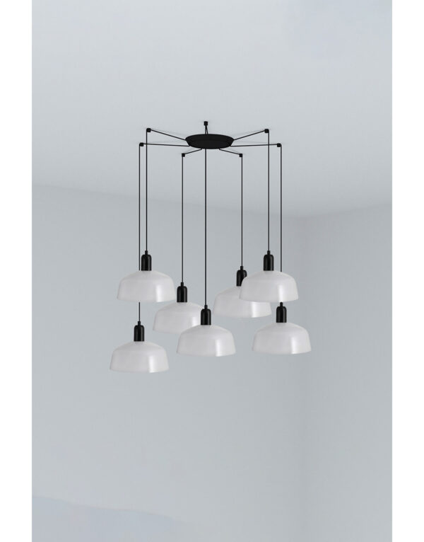 TATAWIN PENDANT SHADE M WHITE 1xE27 7L - 1-FR20340-119-7L